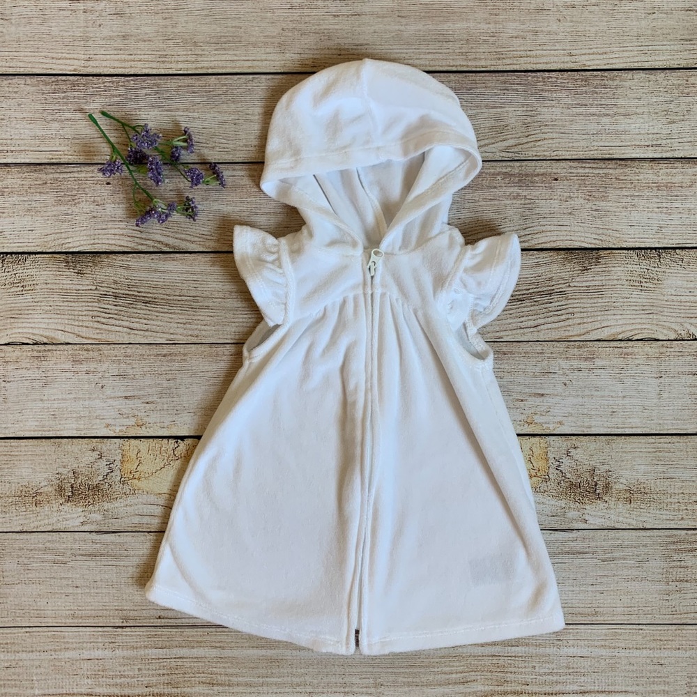 Old Navy Hooded Terry Cloth Cover Up 12-18 M